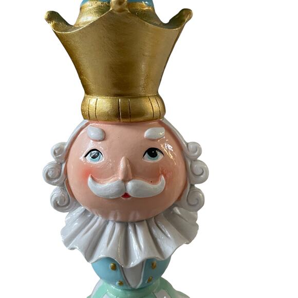Cupcakes and Cashmere King & Queen Candle Holders Holiday Nutcracker Pastel New - Picture 3 of 16